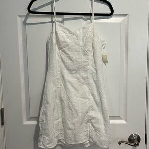 New White Eyelet Aeropostale Mini Dress Summer Graduation Costal Vacation